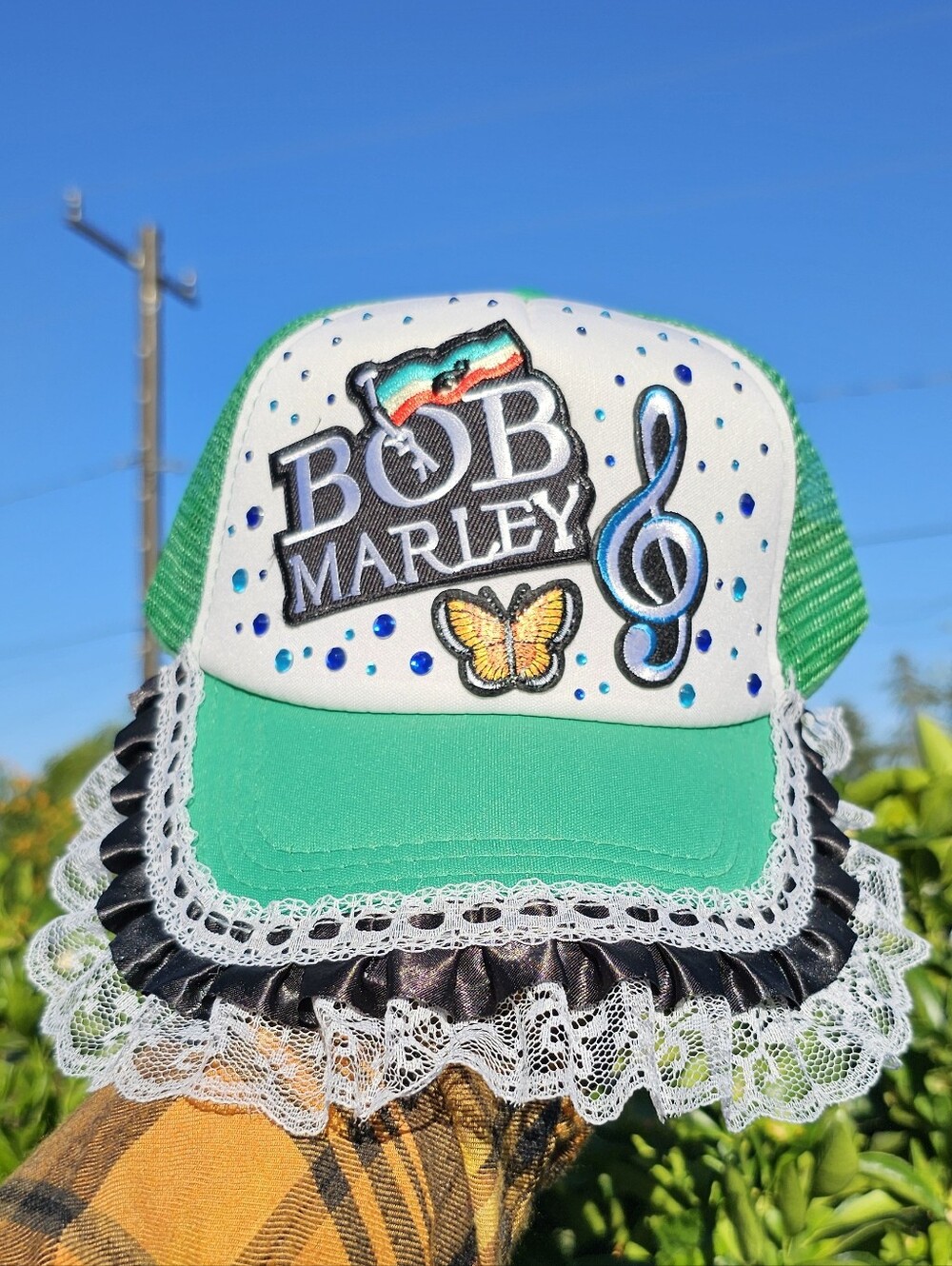 Upcycled Trucker Hat By Michikokoko